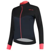 Rogelli Contenta Cykeljacka - Svart/Blå/Koral Rogelli Contenta Cykeljacka - Svart/Blå/Koral