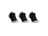 Rogelli Core löparstrumpor 3-pack kort skaft svart/grå