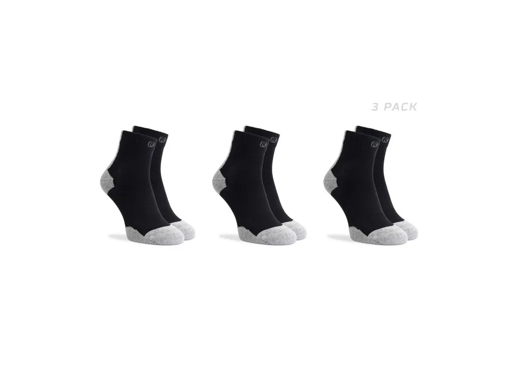 Rogelli Core löparstrumpor 3-pack svart/grå
