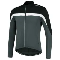 Rogelli Course Långärmad Jersey - Svart/Vit Rogelli Course Långärmad Jersey - Svart/Vit