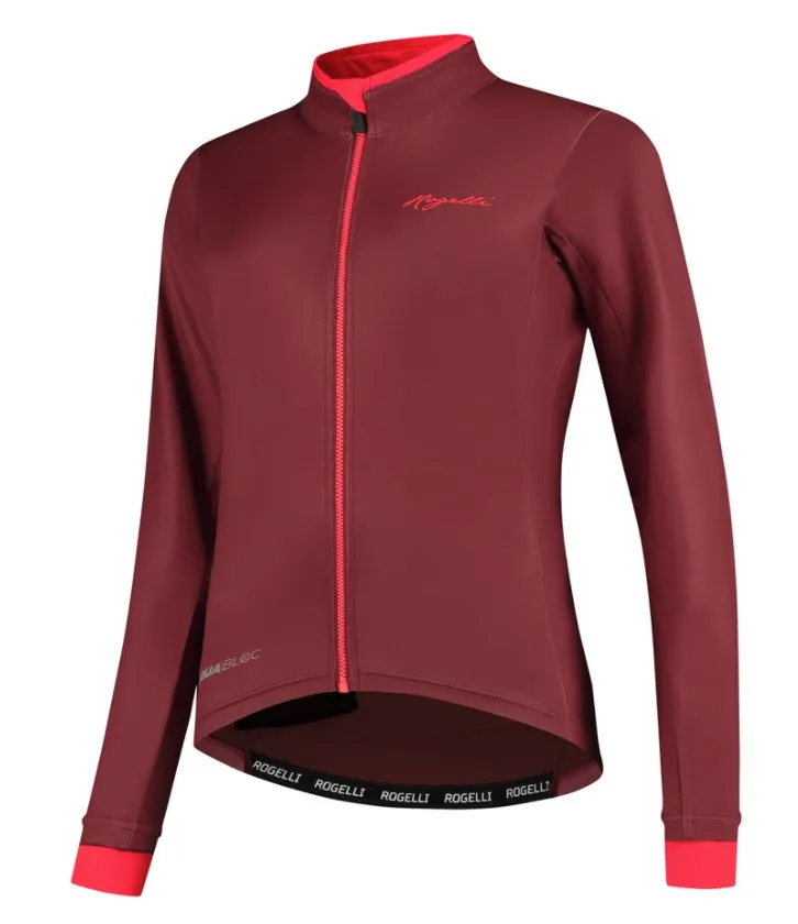 Rogelli Essential Jersey Kvinde - Bordeaux Rogelli Essential Jersey Kvinde - Bordeaux