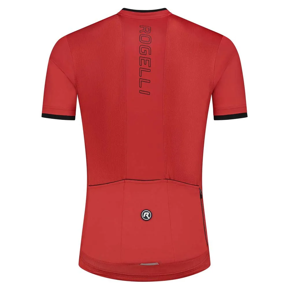 Rogelli Essential Korta ärmar Cykeltröja, Red, S