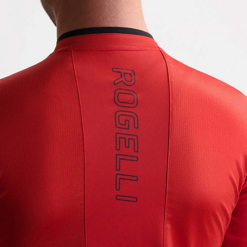 Rogelli Essential Korta ärmar Cykeltröja, Red, S