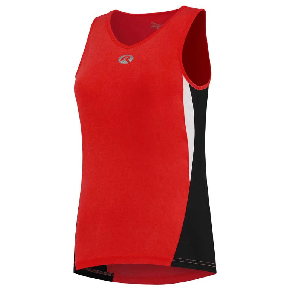 Rogelli Esty ärmlös T-shirt female, Red / black / white