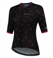 Rogelli Fruity Jersey till Kvinnor - Svart/Röd Rogelli Fruity Jersey till Kvinnor - Svart/Röd