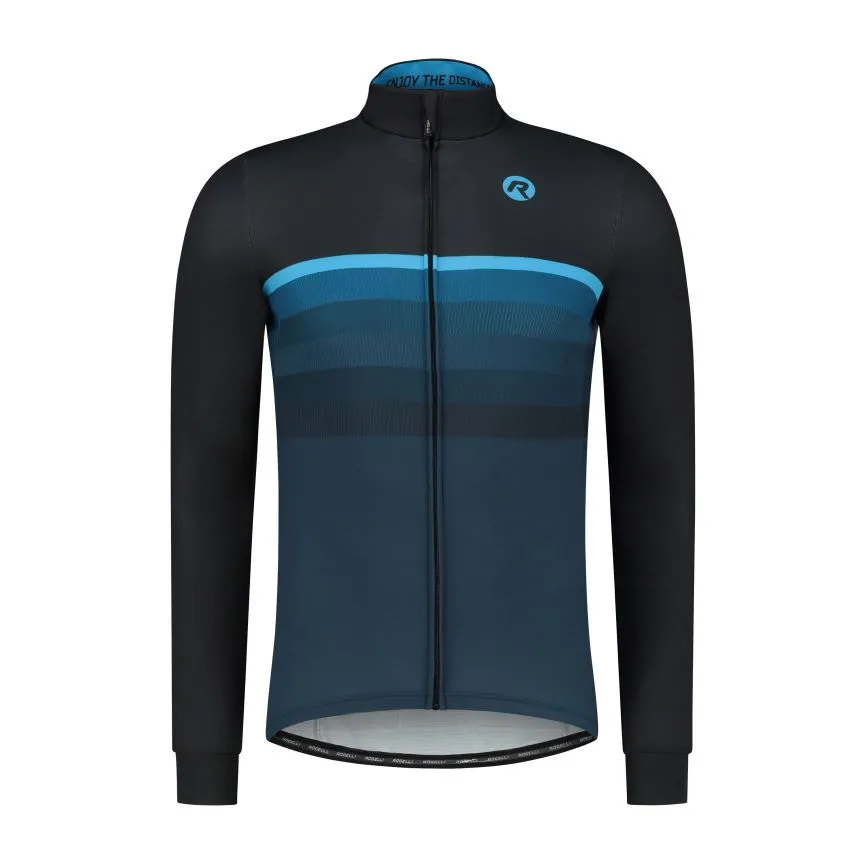 Rogelli Hero II Cykeljacka, Svart/Blå Rogelli Hero II Cykeljacka, Svart/Blå