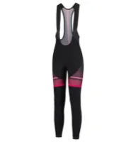 Rogelli Impress Bibtight - Svart/Bordeaux Rogelli Impress Bibtight - Svart/Bordeaux
