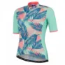Rogelli Leaf Jersey till Kvinnor - Mint/Koral