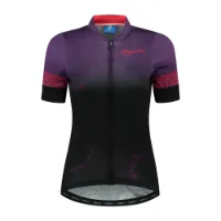 Rogelli Marble Kortärmad Jersey för kvinnor Svart / Grå