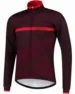 Rogelli Stripe Vinterjacka - Bordeaux, Röd