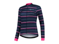Rogelli Stripe vinterjacka windtex svart/röd dam Rogelli Stripe vinterjacka windtex svart/röd dam