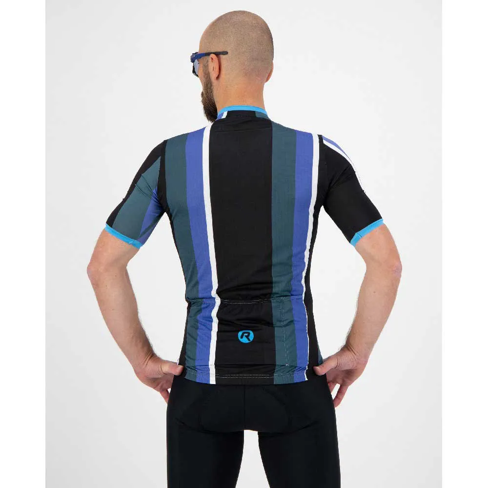 Rogelli Vintage Jersey - Svart/Blå/Grön