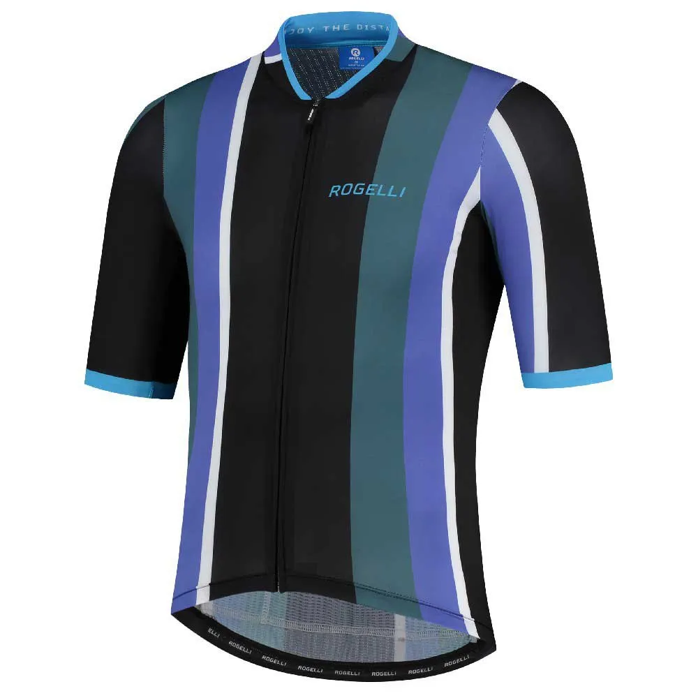 Rogelli Vintage Jersey - Svart/Blå/Grön