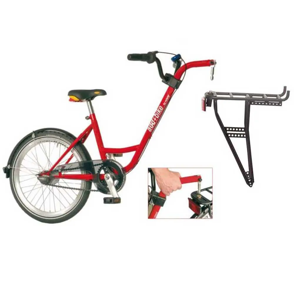 Roland Add+ Bike 3s 20´´ Cykelkärra, Red, Max 32kg Roland Add+ Bike 3s 20´´ Cykelkärra, Red, Max 32kg