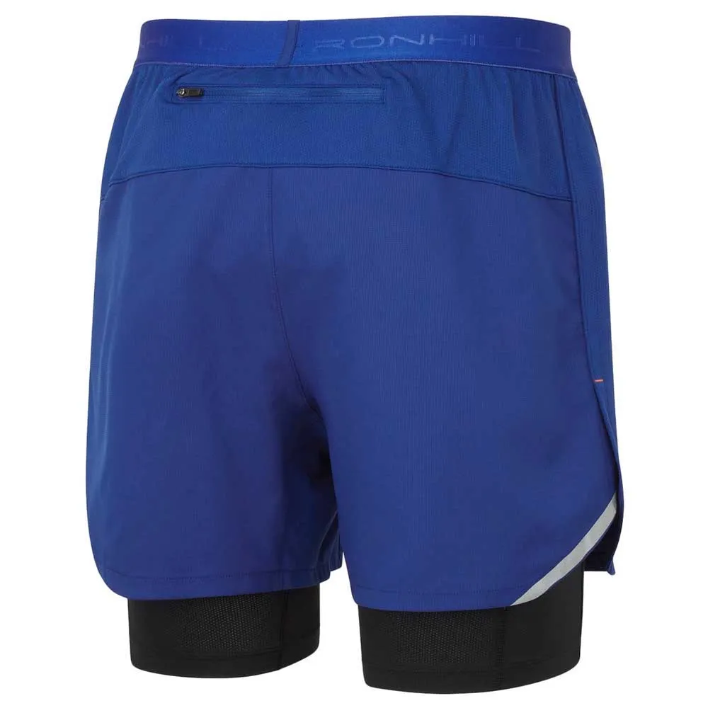 Ronhill Tech 5`` Twin Shorts male, Ocean / black Ronhill Tech 5`` Twin Shorts male, Ocean / black
