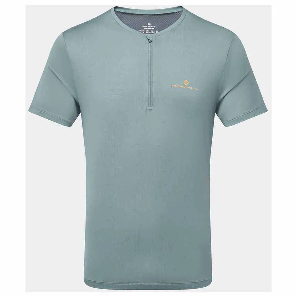 Ronhill Tech Halv Dragkedja Kortärmad T-shirt male