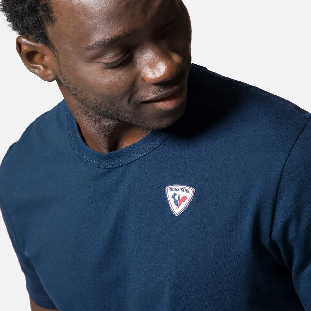 Rossignol Logo Plain T-shirt Med Korta ärmar, Dark navy