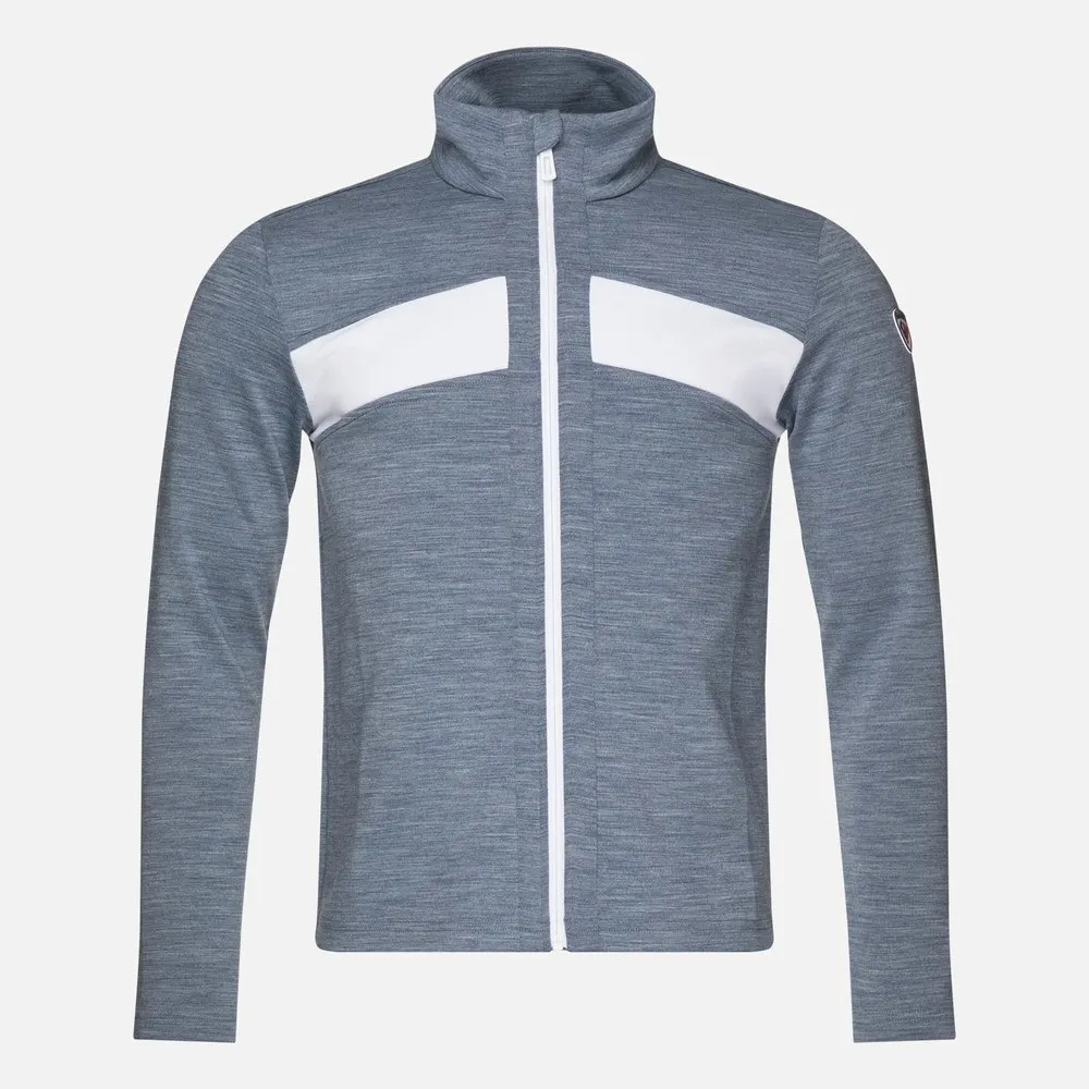 Rossignol React Merino Fleecejacka Med Dragkedja, Dark navy