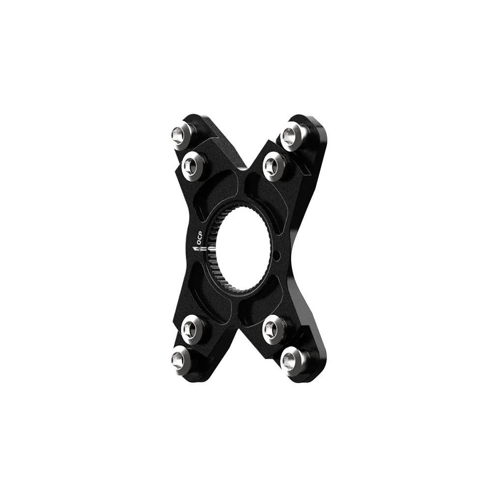 Rotor 80 X 4 Din Spindel, Gloss black, 110mm