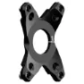 Rotor 80 X 4 Din Spindel, Gloss black, 110mm