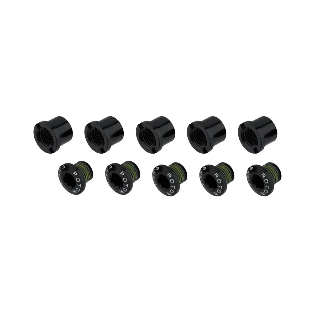Rotor Bolt Set, Black, One Size Rotor Bolt Set, Black, One Size