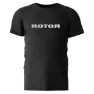 Rotor Casual T-shirt Med Korta ärmar, Black, M
