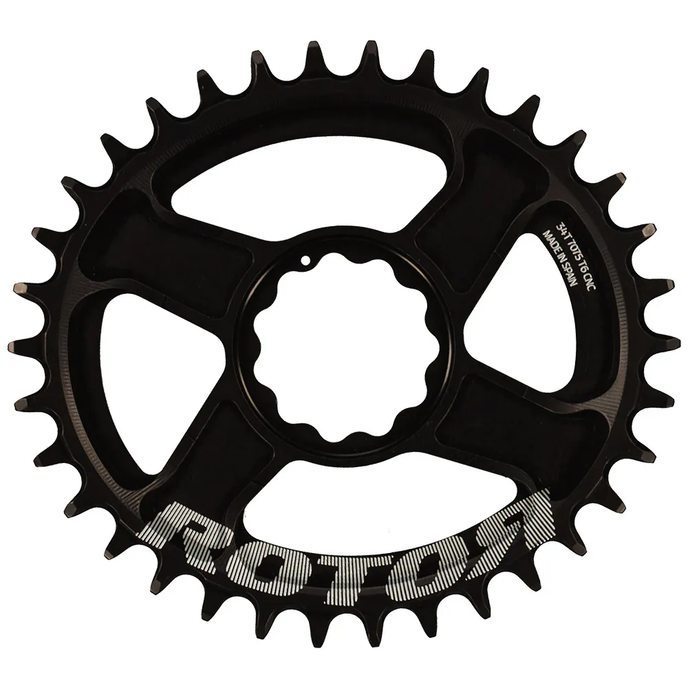 Rotor Direct Mount Qring Rex Kedjehjul, Black, 34t