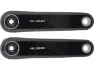 Rotor INspider ALDHU Carbon Oval Q-Rings Powermeter Kurbelgarnitur, Black, 170mm, 52-36t