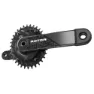 Rotor Inspider Kapic Oval Carbon Vevparti Med Effektmätare, Black, 175mm, 34t