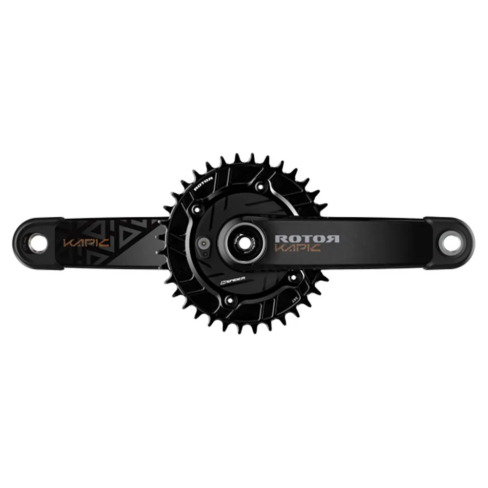 Rotor INspider MTB KAPIC Carbon CL52 Powermeter Kurbelgarnitur, rund