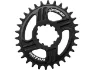 Rotor Kettenblatt Direct Mount SRAM BB30, Q-Rings, Black, 30t