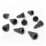 Rotor Luftning Av Bromsar Växelspak Fälgbult 10 Enheter, Black, One Size