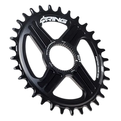 Rotor Q Ring Ovalt Drev MTB 32T, Svart