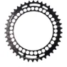 Rotor Q Rings 130 Bcd Outer Aero Kedjehjul, Black, 53t