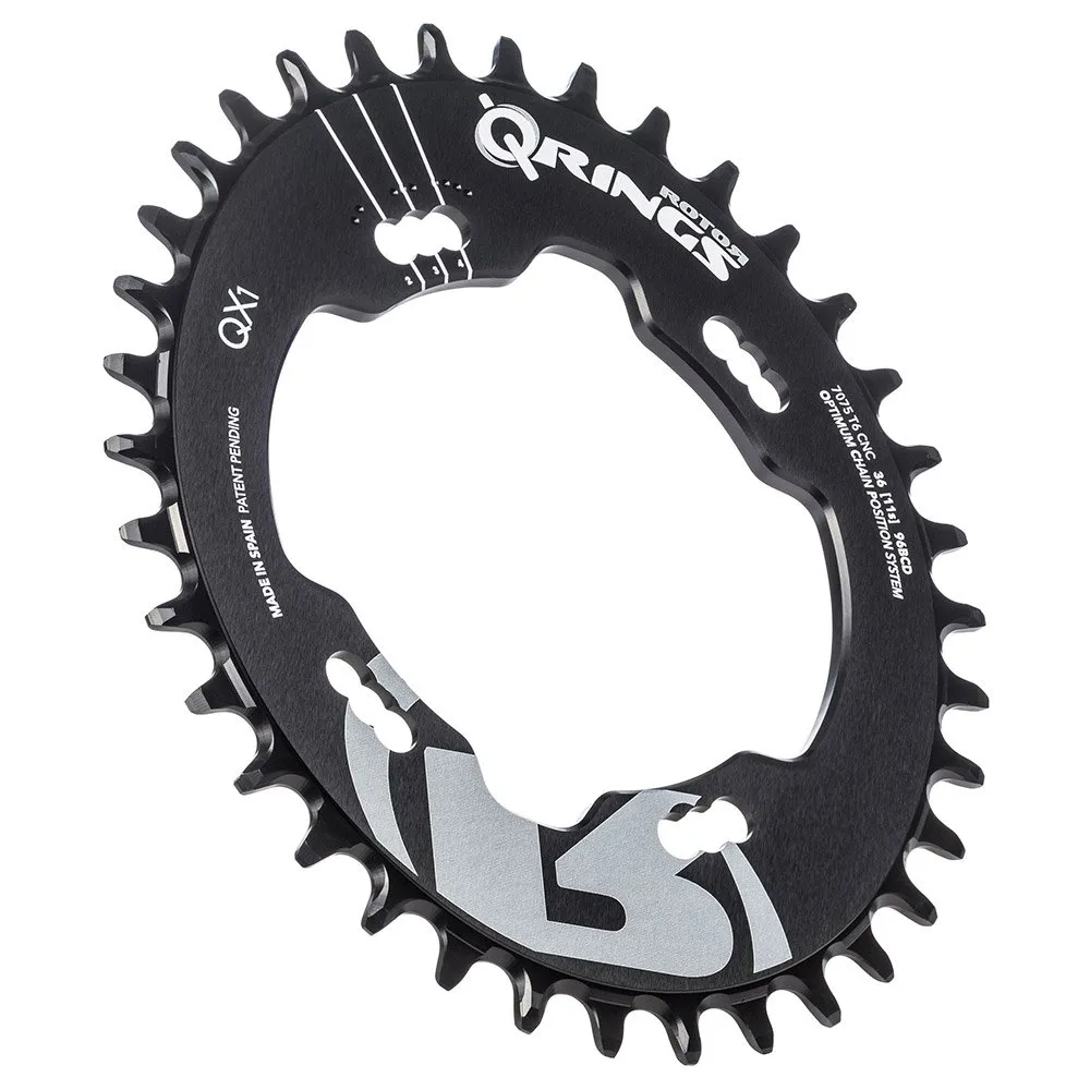 Rotor Qx1 Xtr 96 Bcd Kedjehjul, Black, 34t Rotor Qx1 Xtr 96 Bcd Kedjehjul, Black, 34t
