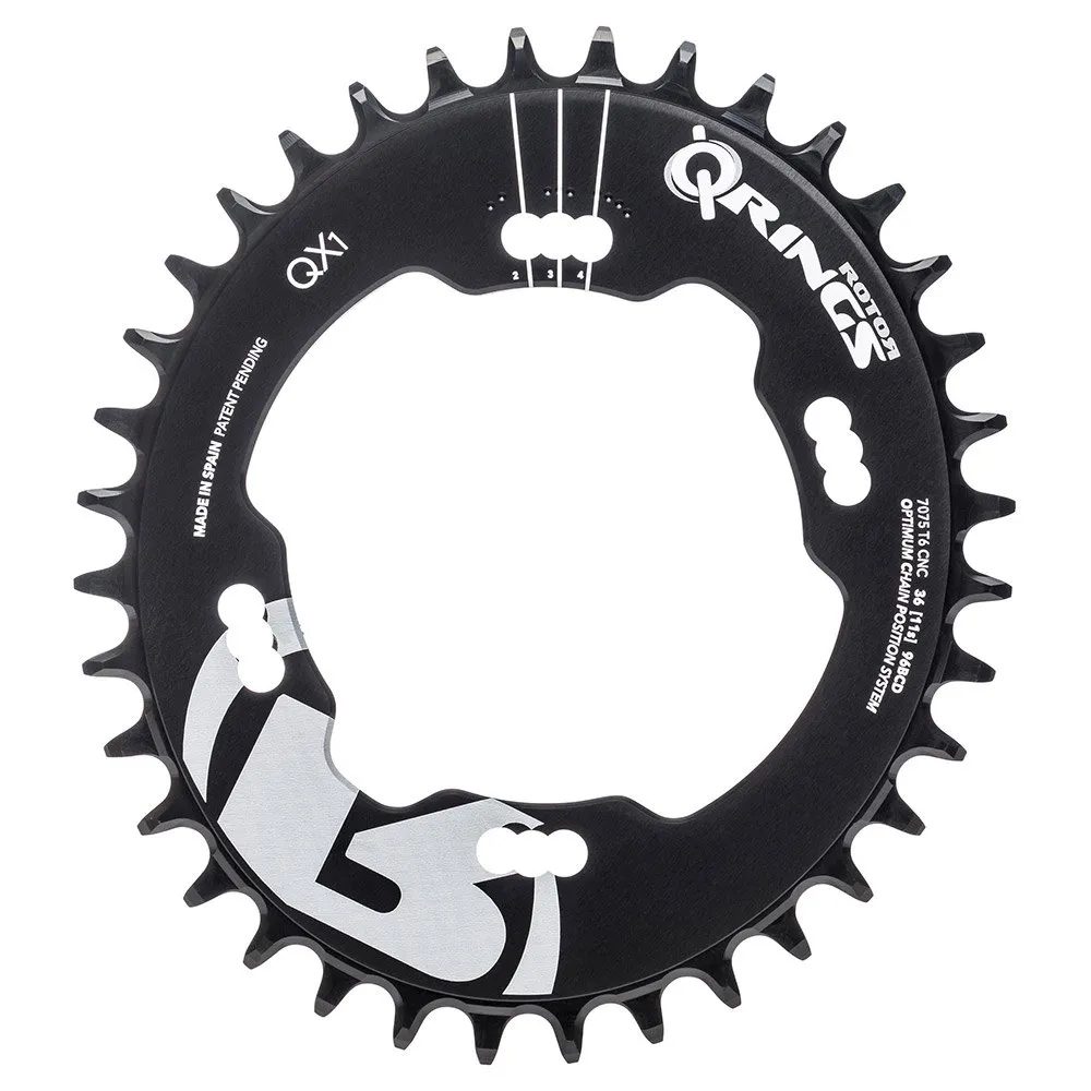 Rotor Qx1 Xtr 96 Bcd Kedjehjul, Black, 34t Rotor Qx1 Xtr 96 Bcd Kedjehjul, Black, 34t