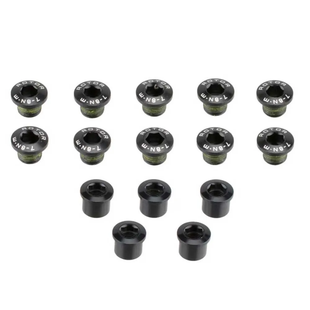 Rotor Rd Triple Vevparti Skruvsats, Black, One Size