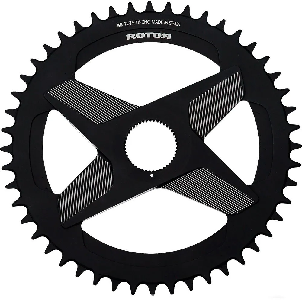 Rotor Round Direct Mount Kedjehjul, Black, 42t Rotor Round Direct Mount Kedjehjul, Black, 42t