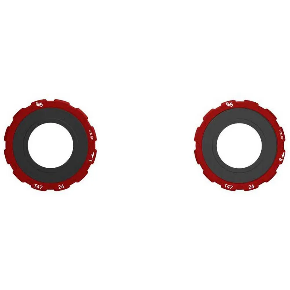 Rotor T47 Internal Ceramic 24 Mm Vevlagerskoppar, Red, 86.5/89.5/92mm Rotor T47 Internal Ceramic 24 Mm Vevlagerskoppar, Red, 86.5/89.5/92mm