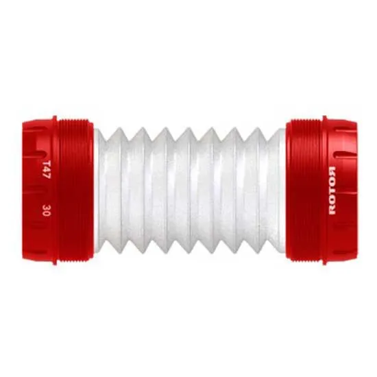 Rotor T4730 Asymmetric Bb Ceramic Vevlagerskoppar, Red, 68/73mm Rotor T4730 Asymmetric Bb Ceramic Vevlagerskoppar, Red, 68/73mm