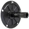 Rotor Track Axle With Spider Axel, Black, 30 x 144mm