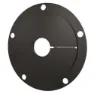 Rotor Track Axle With Spider Axel, Black, 30 x 144mm
