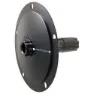 Rotor Track Axle With Spider Axel, Black, 30 x 144mm