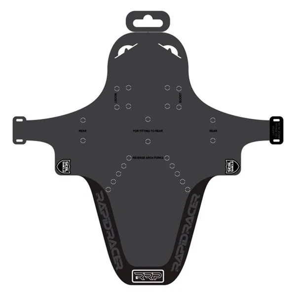 RRP Enduroguard V4 Large Främre Stänkskärm, Black, One Size