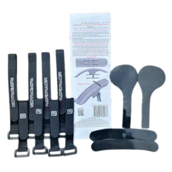 RRP Hoop & Loop Fork Protectors Rem, Black, One Size
