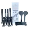 RRP Hoop & Loop Fork Protectors Rem, Black, One Size