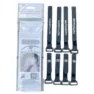 RRP Hoop & Loop Fork Protectors Rem, Black, One Size