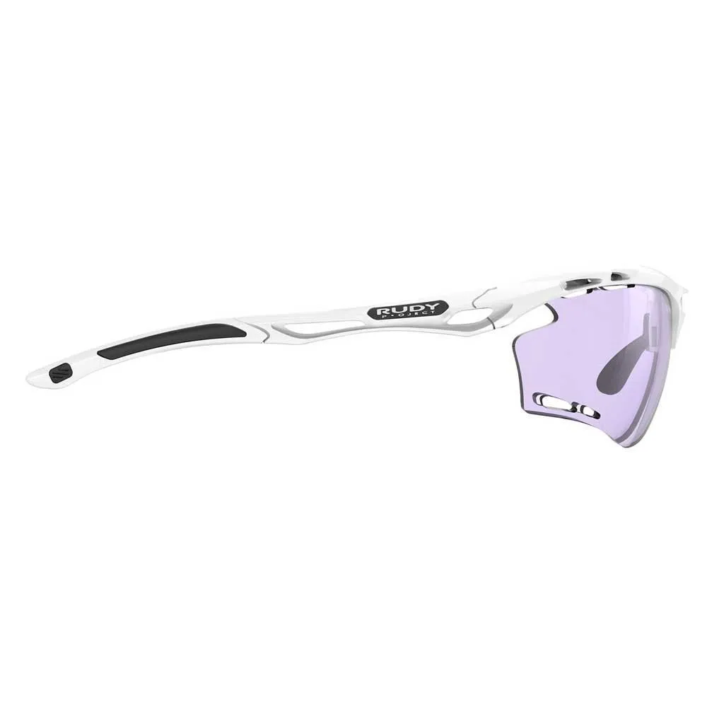 Rudy Project Propulse Padel Foto Kromatiska Solglasögon, Gloss white, Impactx™ Photochromic 2 Laser Purple/CAT1-3