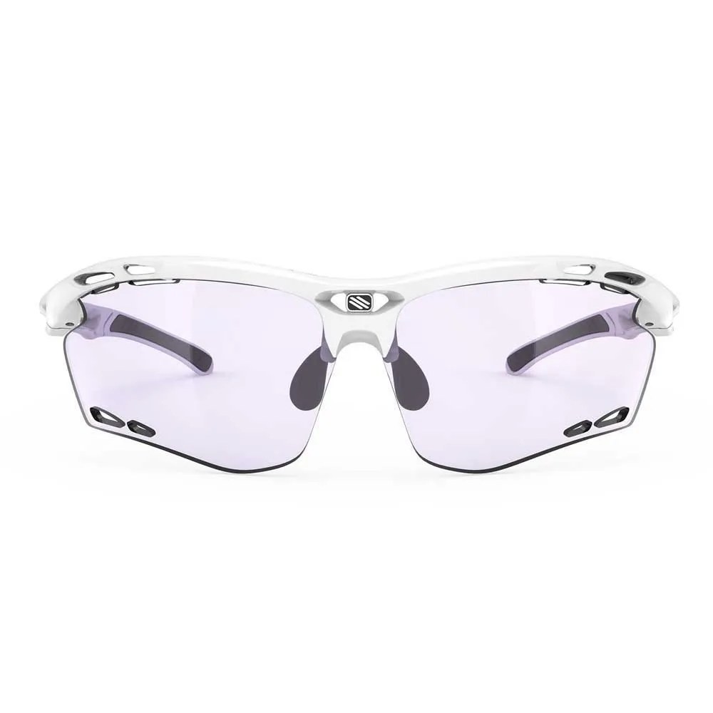 Rudy Project Propulse Padel Foto Kromatiska Solglasögon, Gloss white, Impactx™ Photochromic 2 Laser Purple/CAT1-3