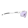 Rudy Project Propulse Padel Foto Kromatiska Solglasögon, Gloss white, Impactx™ Photochromic 2 Laser Purple/CAT1-3